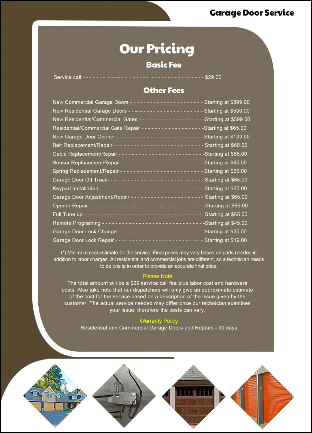 State Garage Doors San Antonio, TX 210-245-6625